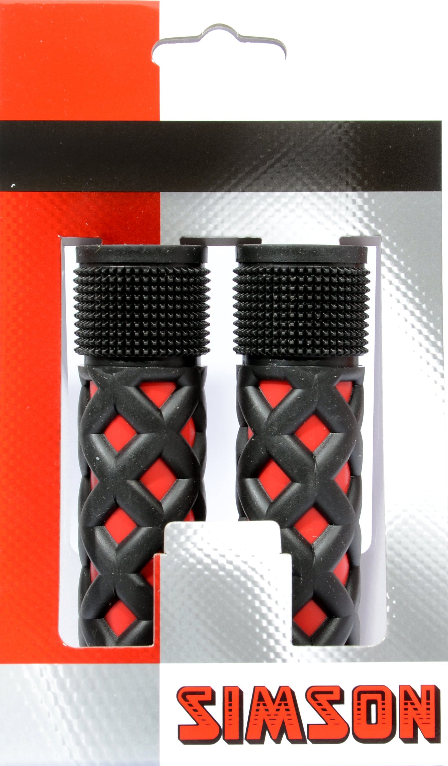 Simson Children's Grips - Universal - Red Black - Adjustable - Grip Shift