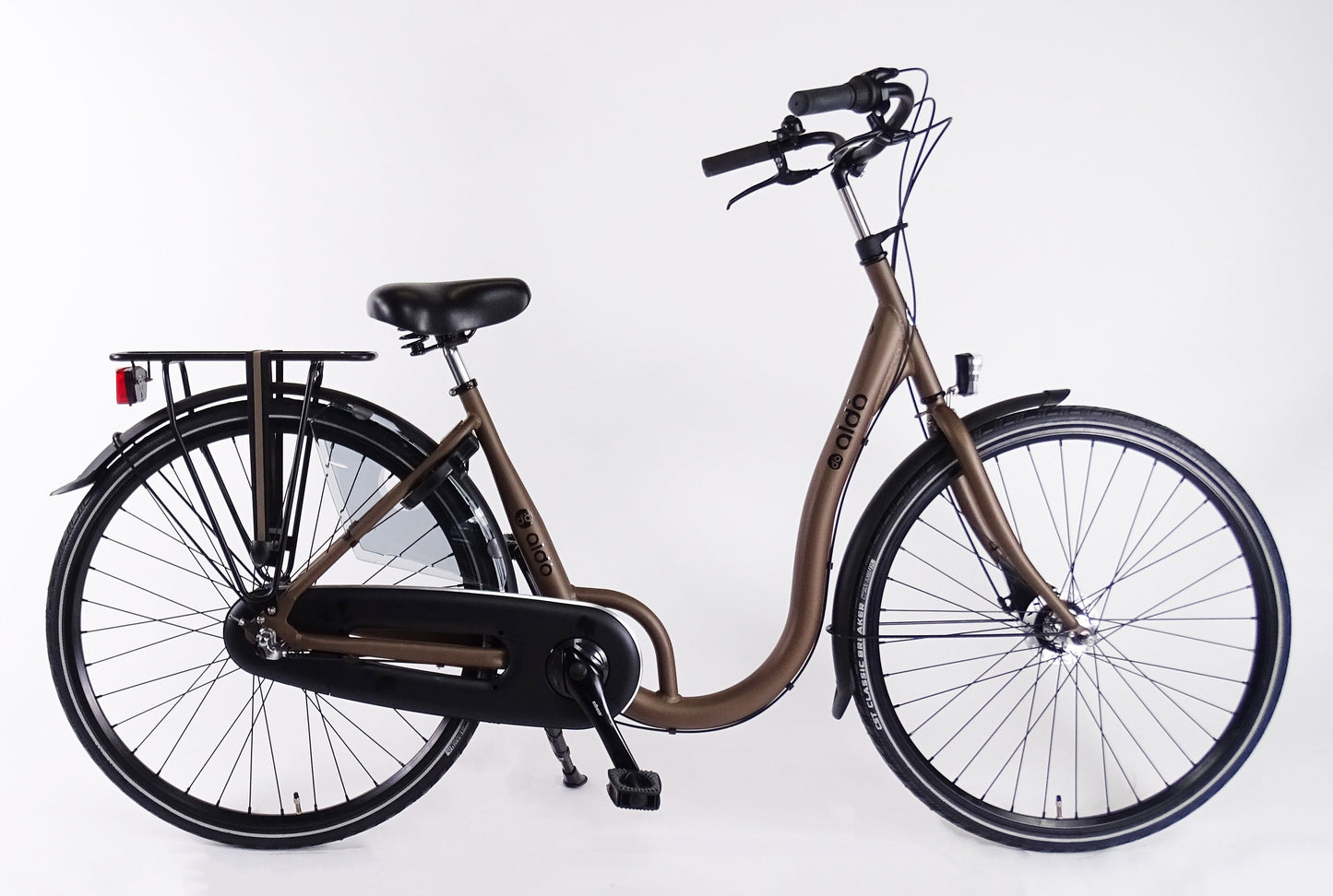 ALDO 28 pouces Low Entrée - Bike de niveau Alu 3V RemUbaaf Deore Brown