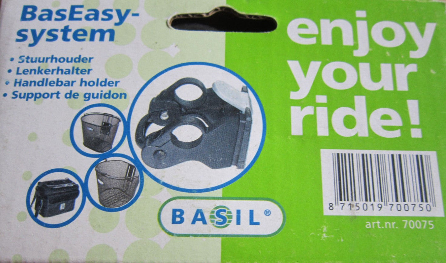Basilic b.v. basil 70075 support de guidon basseasy-system plastique noir