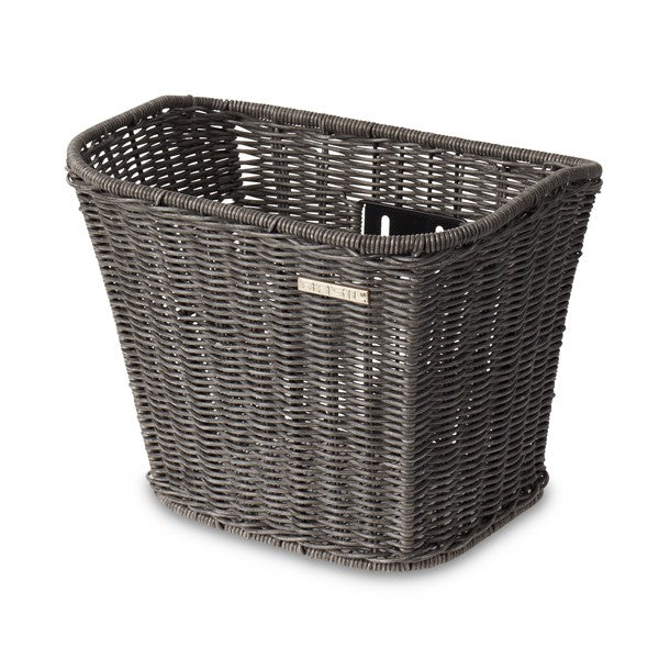 Basilic b.v. basilic 19031 panier aspect rotin de Berlin plastique gris nature