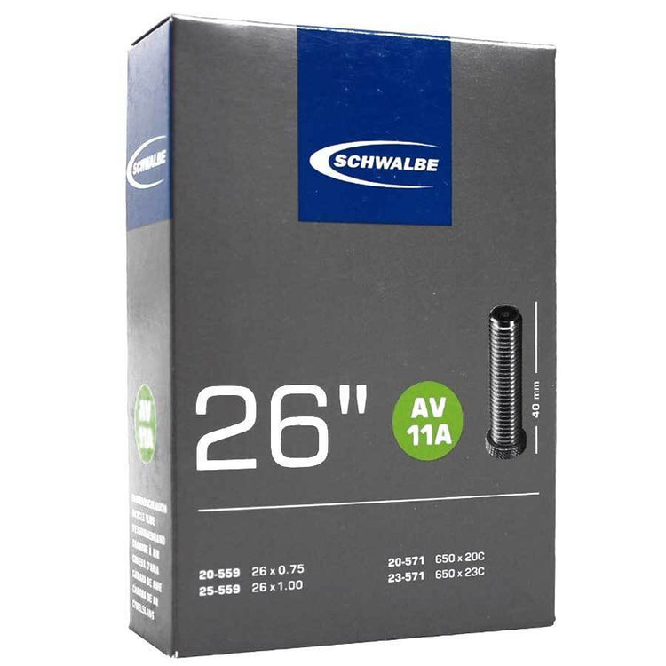 Tube intérieur de Schwalbe av11a 26 pouces 20 25-559 571 40 mm