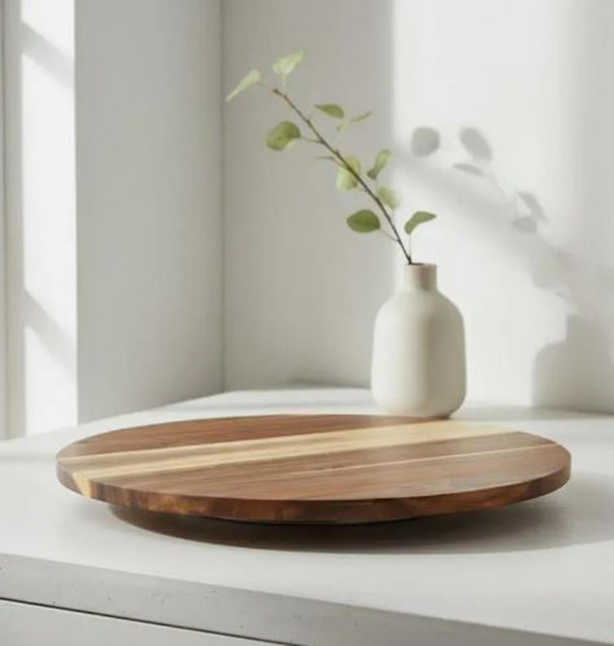 Plateau tournant Lazy Susan acacia ø35cm