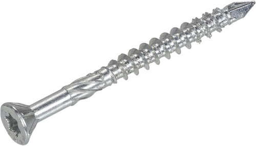 Vis MDF Dynaplus tête plate galvanisée filetage partiel-75° torx tx15 3,5x30 18 | 200 pièces - 0287.01.17201