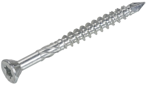 Vis MDF Dynaplus tête plate galvanisée filetage partiel-75° torx tx15 3,5x35 20 | 200 pièces - 0287.01.17401