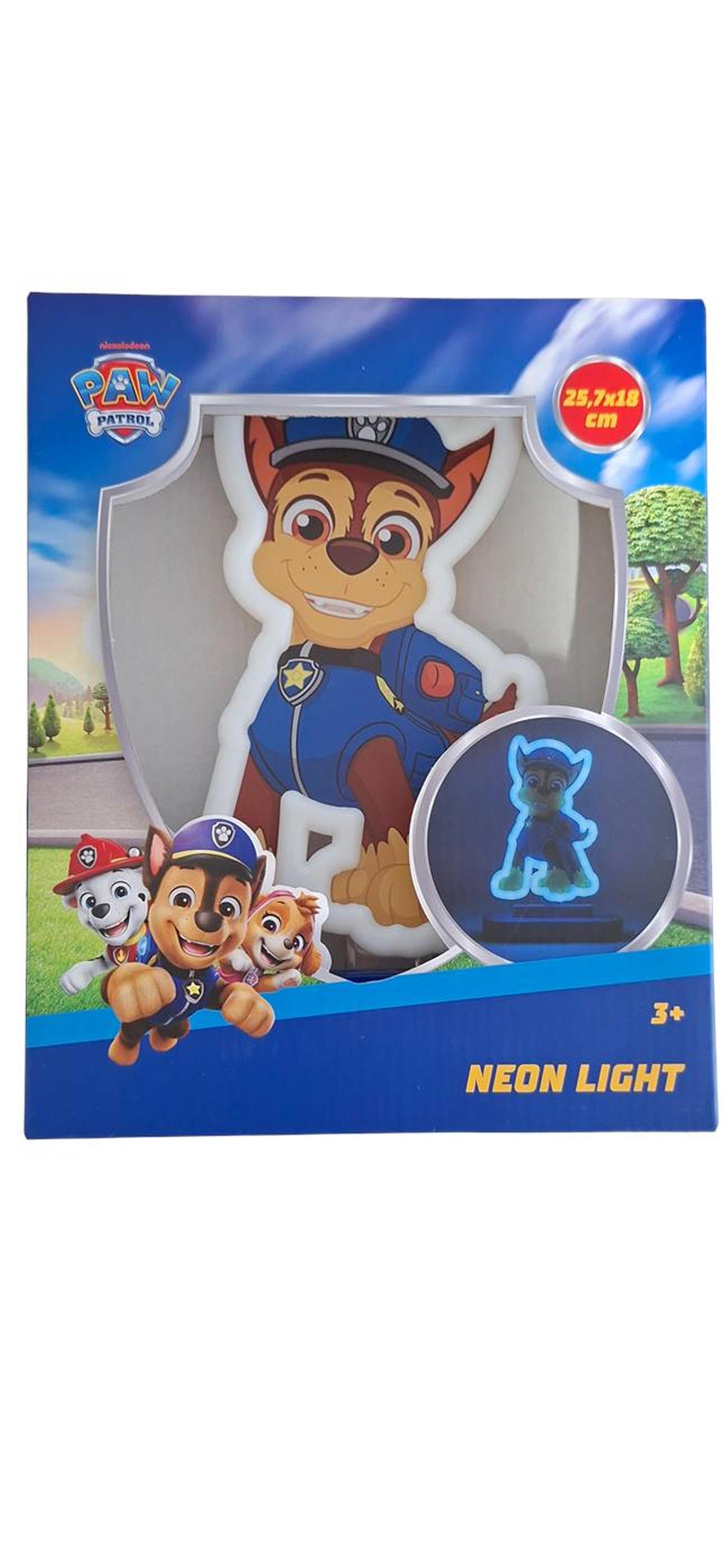 Lampe de table néon Z1 Paw Patrol 25x22cm