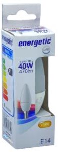 Bougie LED énergique E14 4,9-40W 2700K mate - 2710120