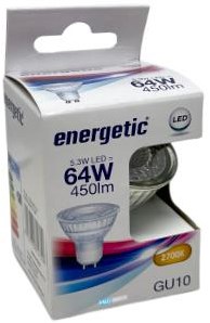 Spot LED Énergétique gu10 4,9-64w 2700k - 2730116
