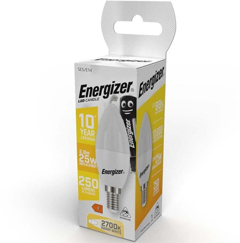 Bougie LED Energizer E14 2,9-25W 2700K mate - 2601000