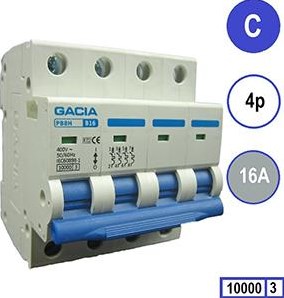 Enzo Gacia installation automate 16a. c chariot 4p gacia - 4517821