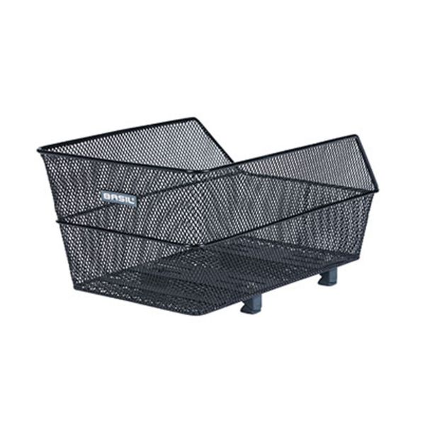 Basil Cento S WSL - Panier à vélo - à l'arrière - Small - y compris le système Basil WSL - noir