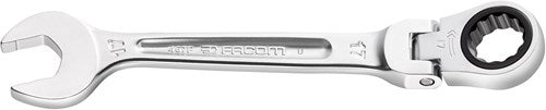 Charnière Facom. clé mixte à cliquet antidérapante 10 mm