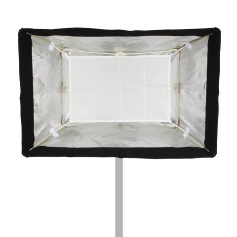 Boîte à lumière pliable Falcon Eyes + nid d'abeille FESB-6090HC 60x90 cm