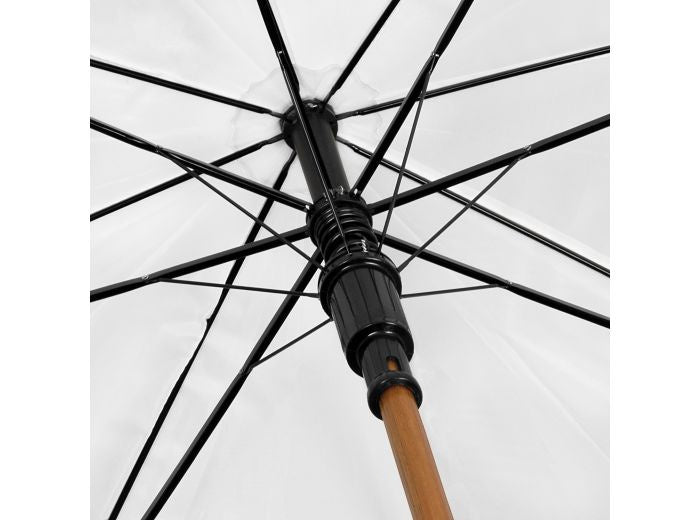 Parapluie de Falconetti avec ouverture automatique Ø 102 cm blanc