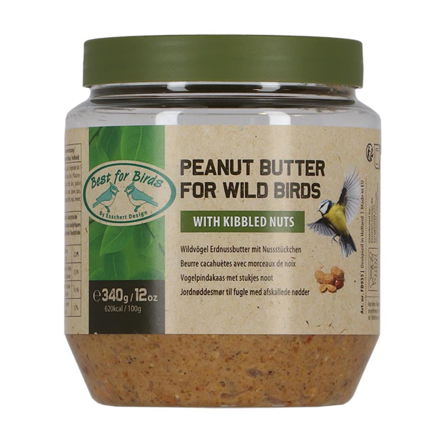 Meilleur pour les oiseaux aliments à oiseaux Pot de beurre d'arachide 340 g