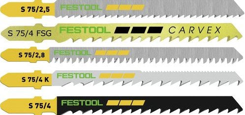 Festool accessoires jeu de lames de scie sauteuse sts-sort 25 w - 204275