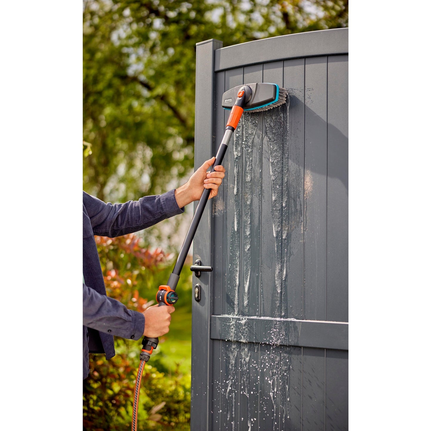 Gardena Cleansystem Telescopic Steel M XL, pour Verde