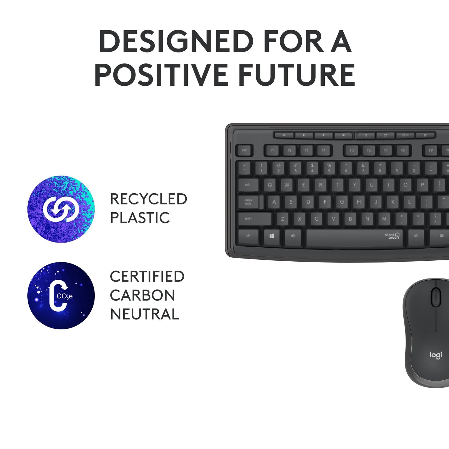 Logitech MK295 Silent Wireless Keyboard and Mouse Combo (clavier et souris sans fil silencieux)