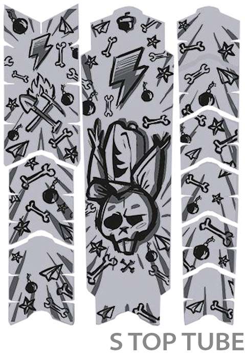 Film de protection de cadre anti-rayures Unleazed - Serfaus Fiss Ladis noir mat