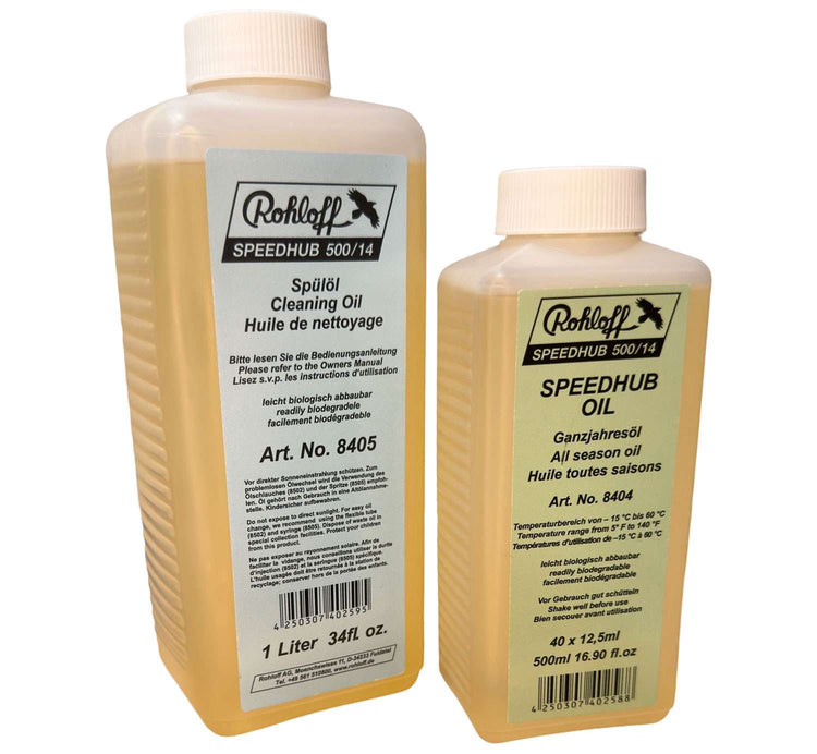 Huile Rohloff de speedhub 500 14, huile toutes saisons 500ml, huile de nettoyage 1000ml