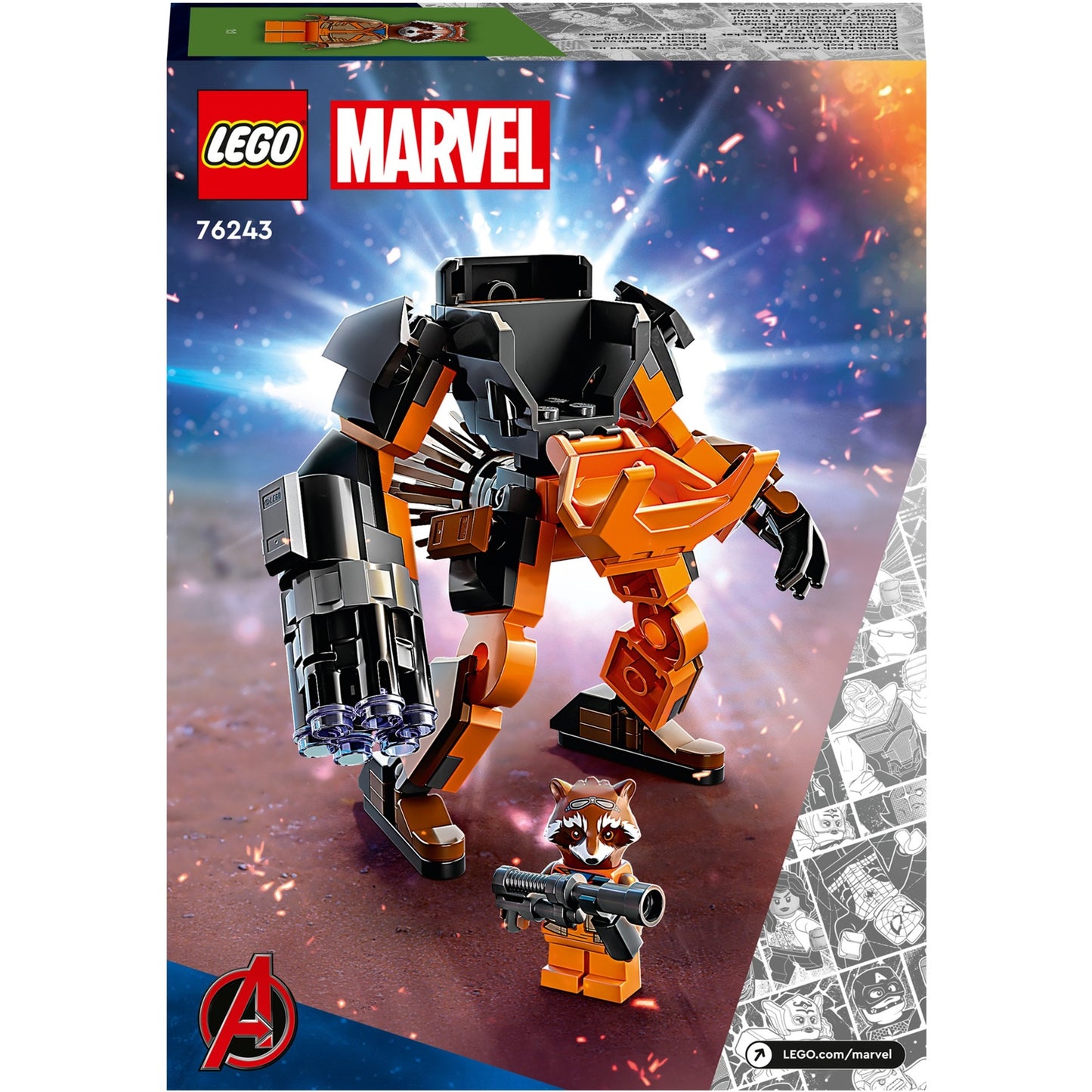 Lego Lego Avengers 76243 Rocket MechanPantsser