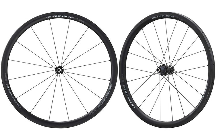 Paire de roues tubulaires en carbone Shimano Dura Ace wh-r9200-tu 28