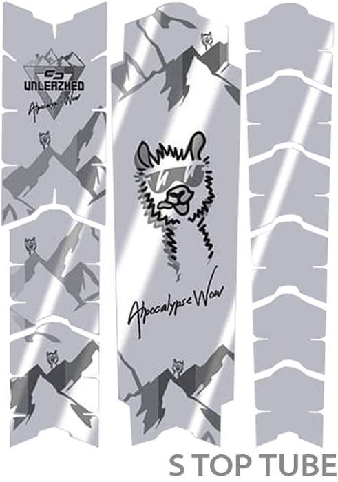 Film protecteur de cadre anti-rayures Unleazhed - alpocalypse rose alpine Samerberg noir brillant