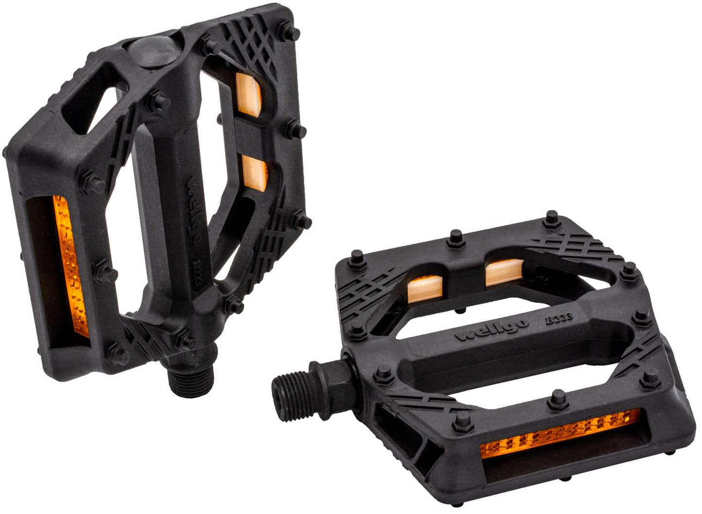 Pédales à plate-forme en nylon Wellgo vtt atb b223n