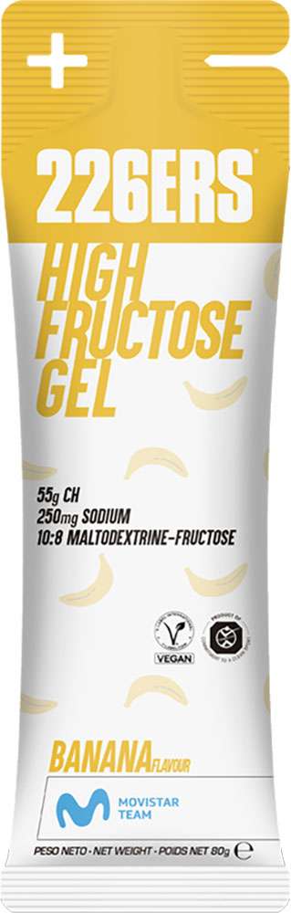 226ers gel à haute teneur en fructose 80g