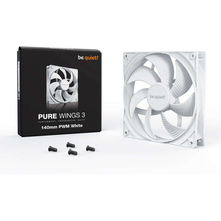 Soyez silencieux! Pure 3 140 mm pwm blanc