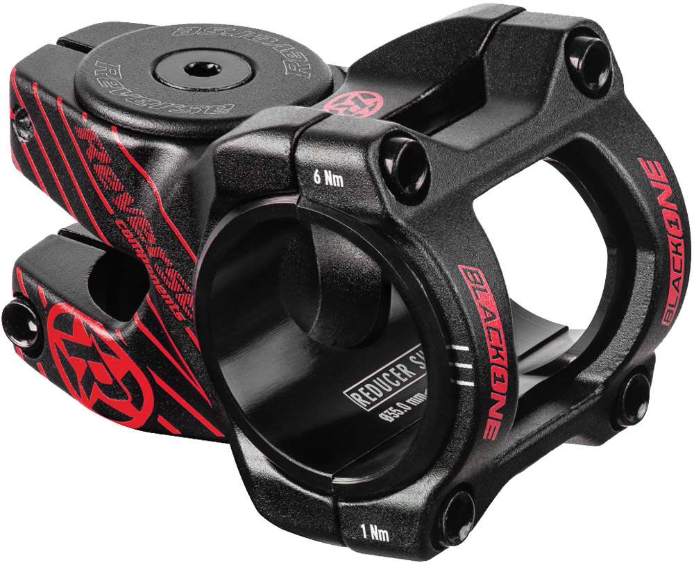 Composants inversés potence black-one d-2 incl. capuchon supérieur