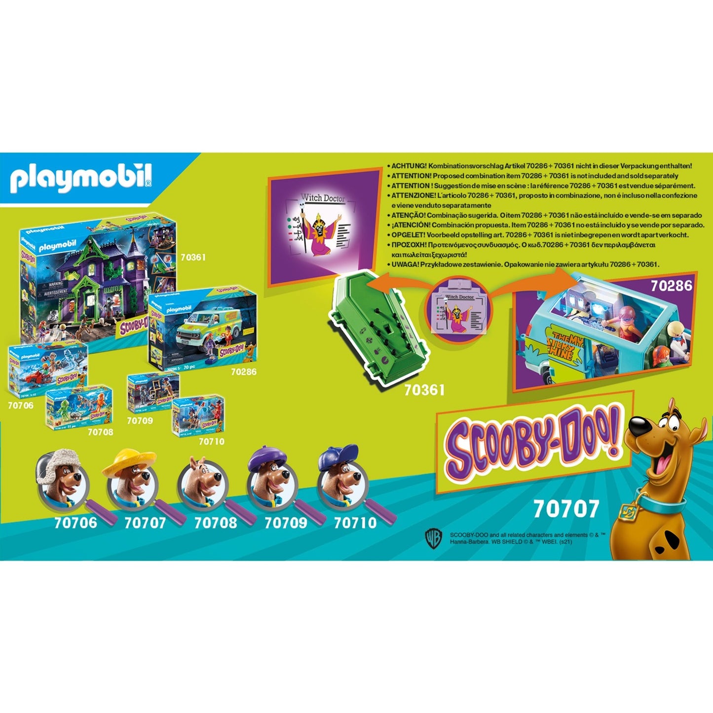 Playmobil Scooby-Doo! Aventure avec sorcier