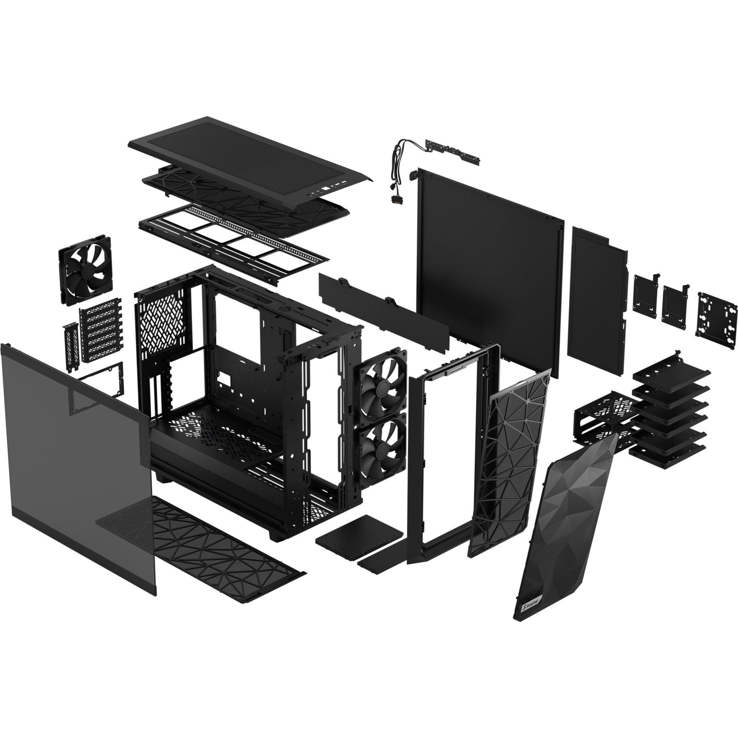 Fractal Design Meshify 2 Verre tempérée léger