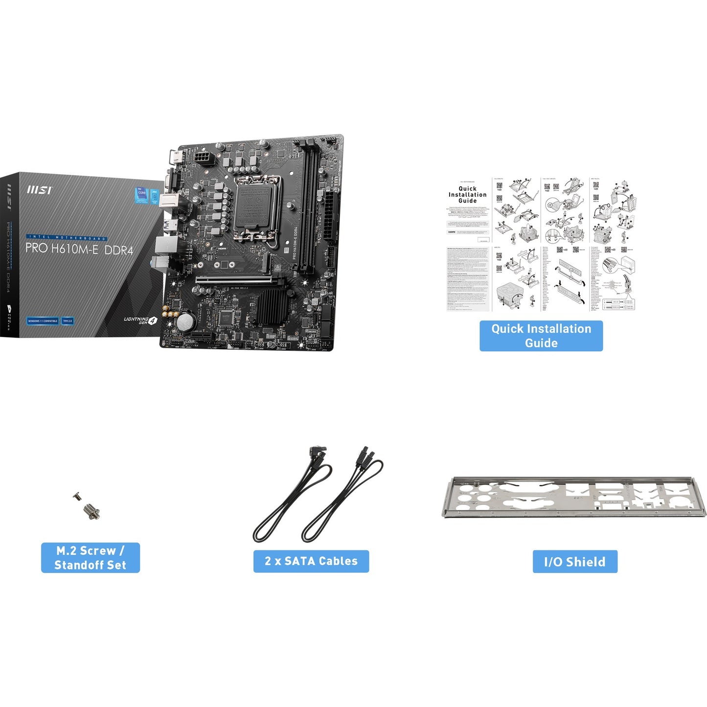 MSI Pro H610M-E DDR4