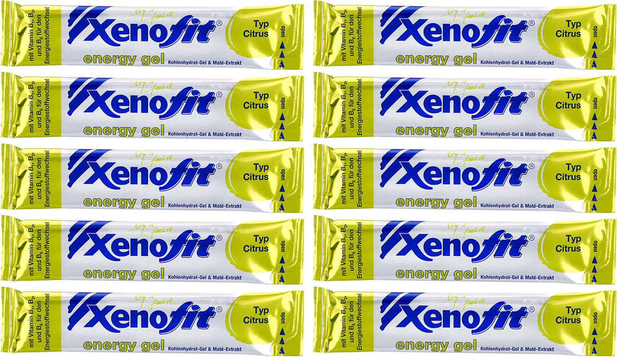 Xenofit gel énergétique agrumes 10x25g