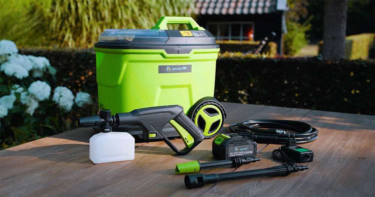 Aqua2go gd850 evo nettoyeur haute pression mobile à batterie 21l