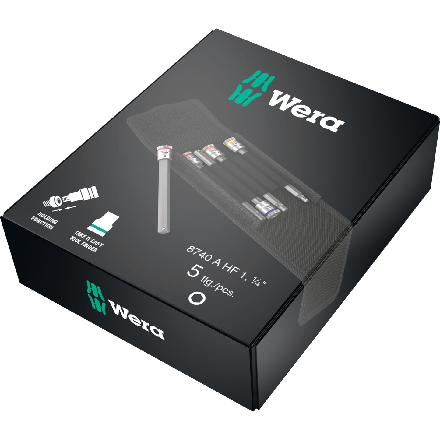 Wera 8740 a hf 1 zyklop bit doops set le côté bunking