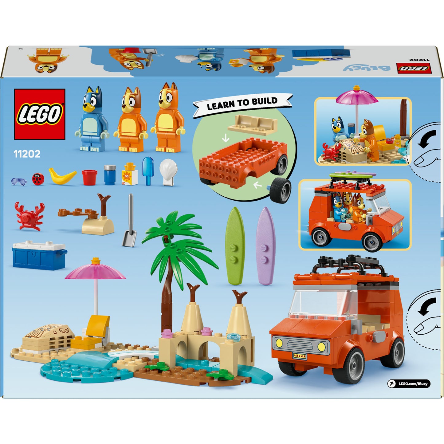 Lego Duplo 11202 Bluey's Drive jusqu'à la plage