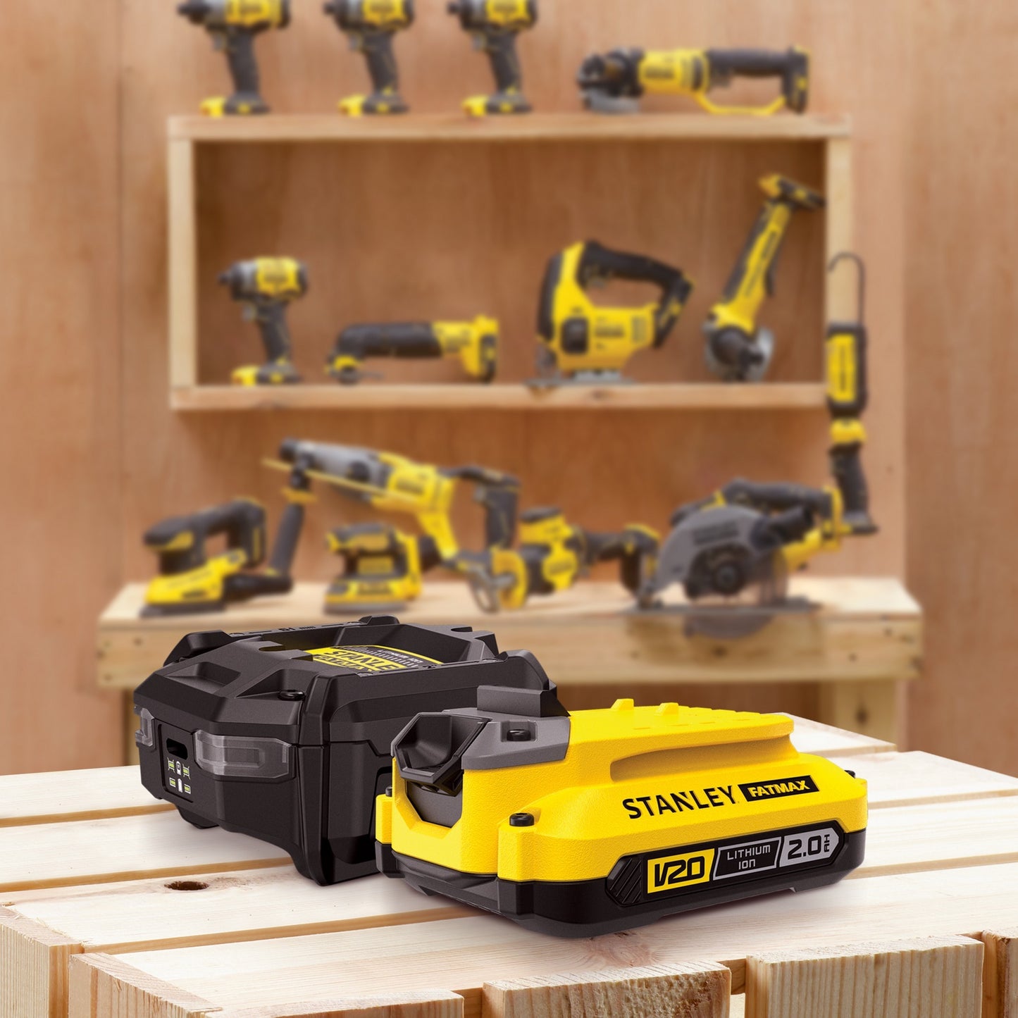 Stanley Fatmax 18V StartSet 1x 2.0h Battery + Charger V20
