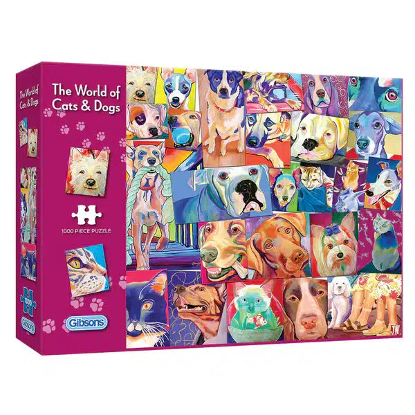 Gibson's Gibson Puzzle Le monde des chats et des chiens