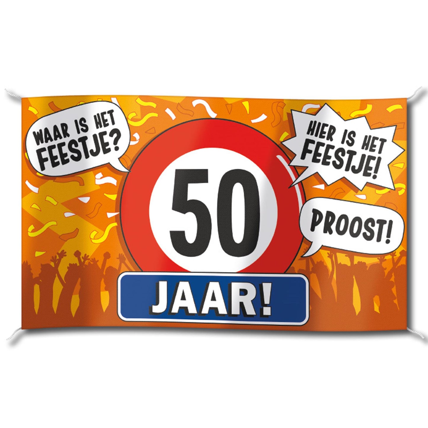 Drapeau de façade Paperdreams - 50 ans
