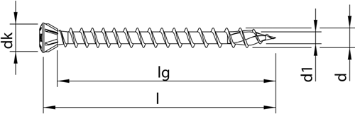 Heco -topix-plus 3,5 x 60, scr au sol, lk, t10, vvd, vz ; 200 pièces - hc60346