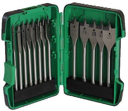 Hikoki accessoires cassette 13 pièces perceuses rapides (6 8 10 12 13 14 16 17 18 19 20 22 25) - 781795