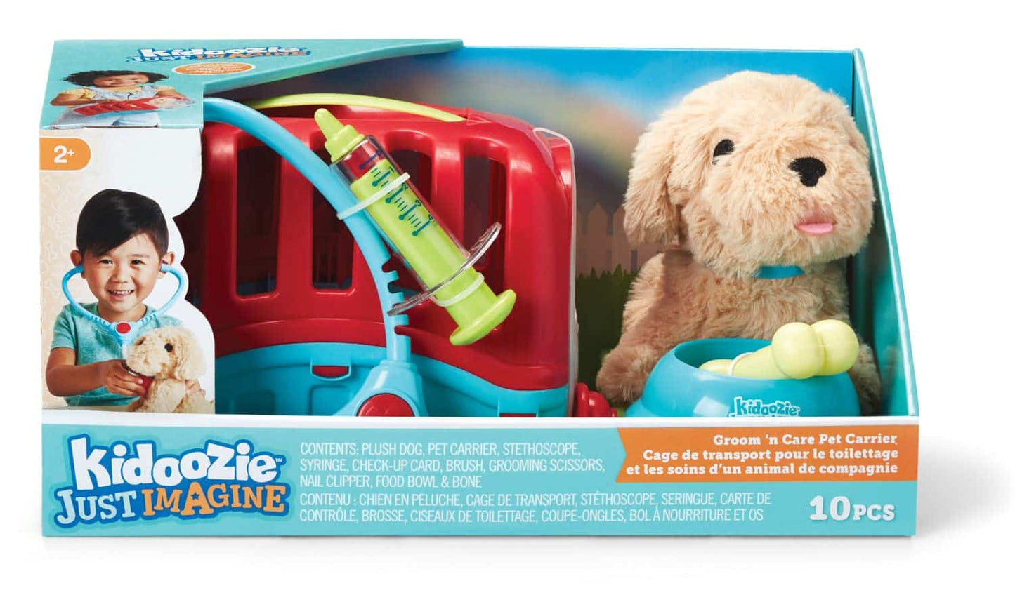 Kidoozie Groom N Care Dog Door Sac avec accessoires.