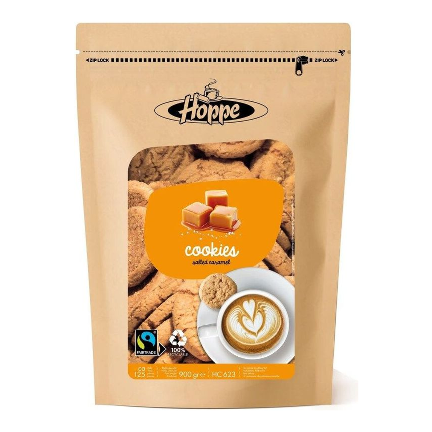 Biscuits Hoppe caramel salé commerce équitable (900gr)