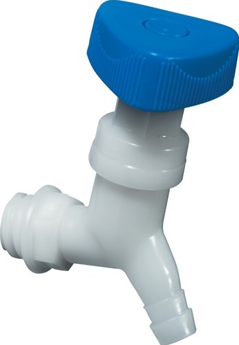 Robinet à bec Hunersdorff | plastique 12,70 mm | plié | 1 pièce - 520700 - 520700