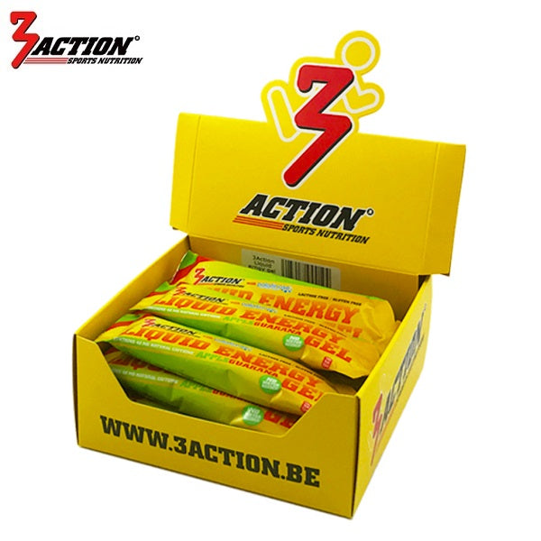 Gel énergétique liquide 3action pomme 55 ml - boîte présentoir 15 pièces - 1202020012