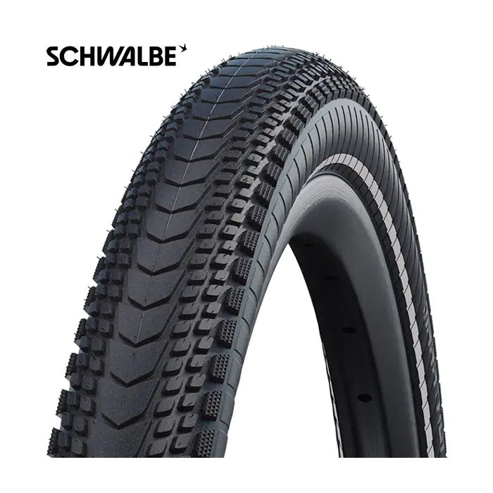 Bande de pliage Schwalbe Marathon Almotion microskin 28 x 2,00 50-622 mm - noir avec réflexion