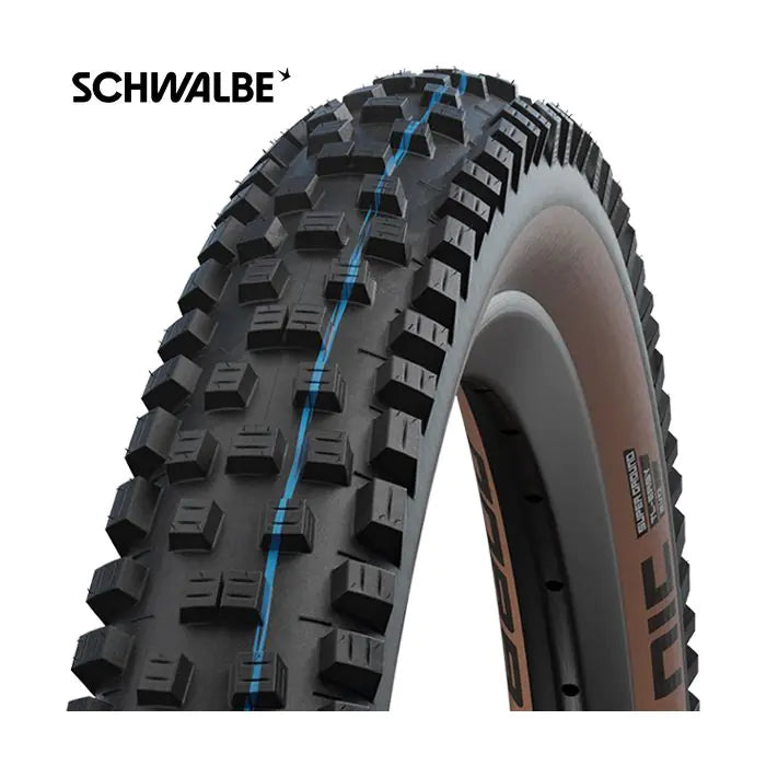 Bande de pliage Schwalbe nic nic super terre 27,5 x 2,40 62-584 mm - parois latérales en bronze