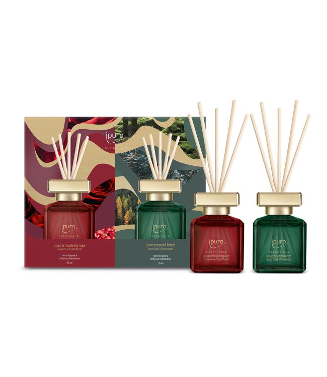 Ipuro Ipuro Gerdiffuser chuchotant Rose Emerald Forest 2 x 50ml