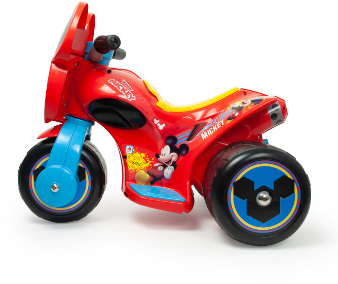 Injusa Mickey Mouse Samurai Trimoto Battery Vehicle 6V Red